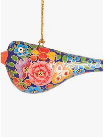 Hand Painted Bird Ornaments
