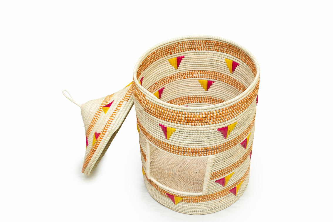 Eco-Friendly Fair Trade Pet Hideaway Basket