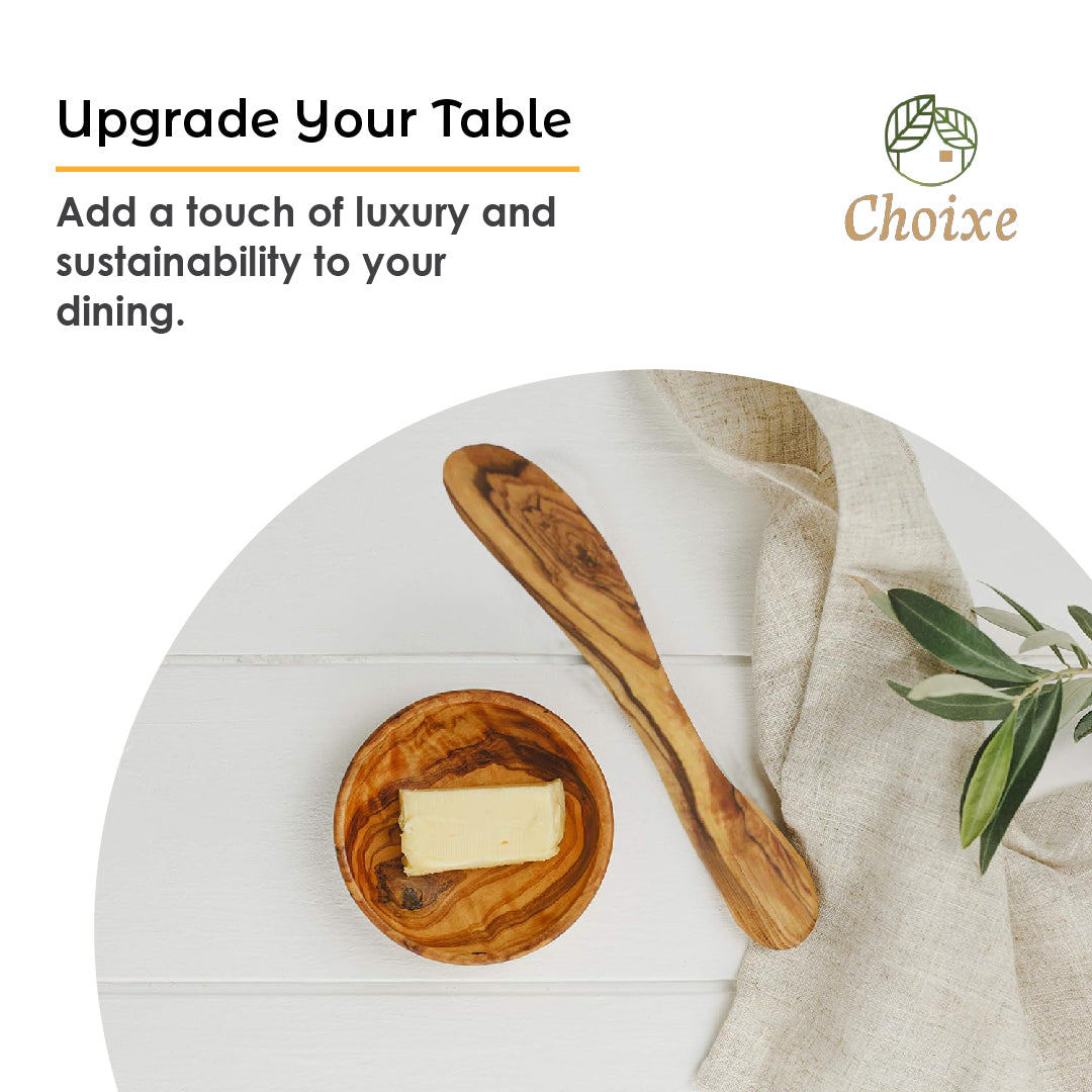 Mediterranean Olive Wood Spreading Knife