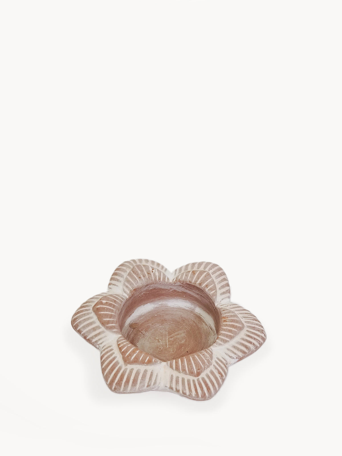 Terracotta Tea Light Holder - Flower