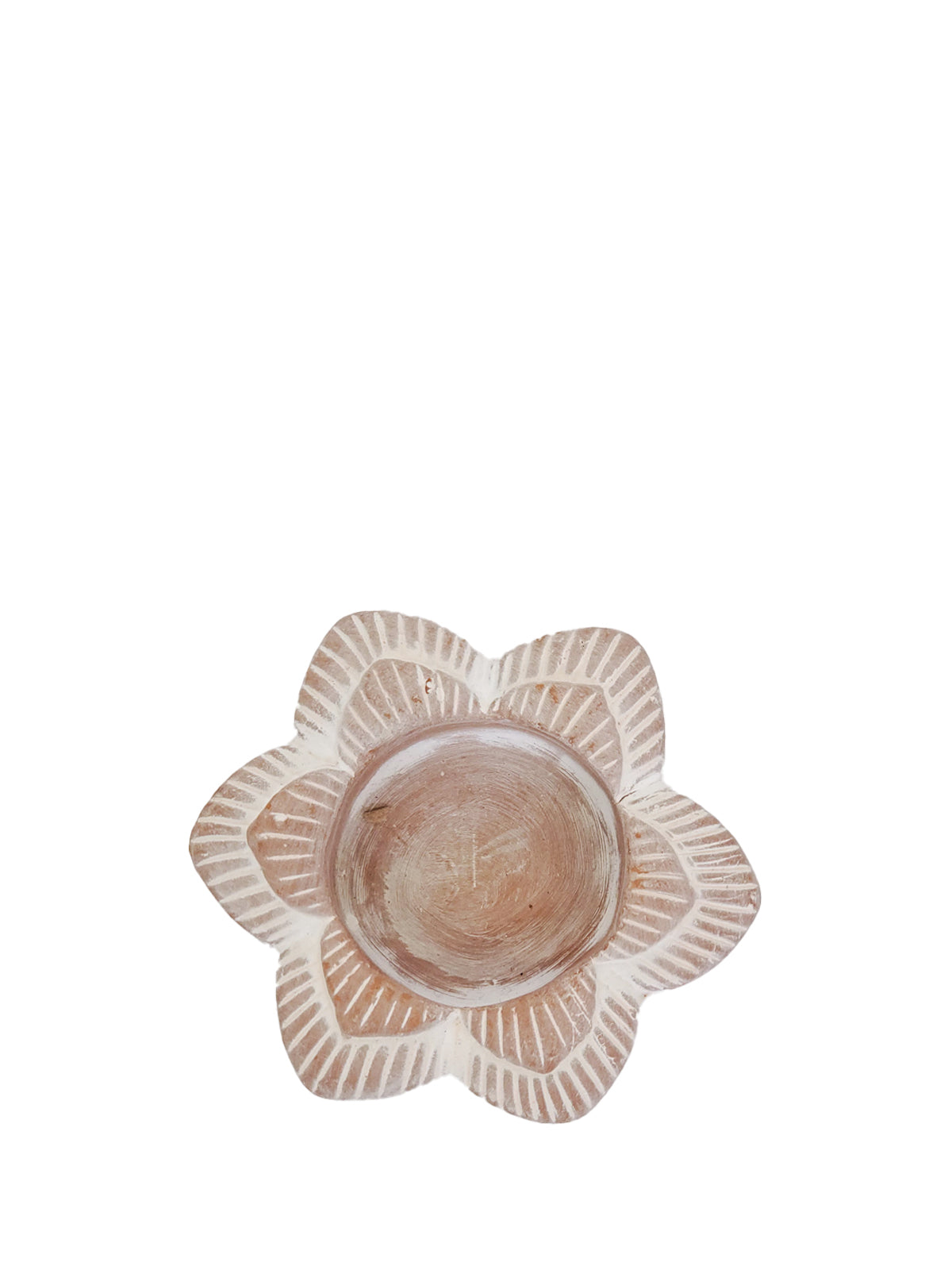 Terracotta Tea Light Holder - Flower