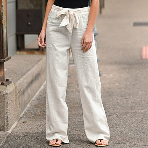 Linen Cotton Relaxed Fit Pants