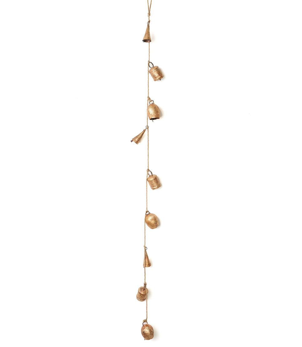 Rustic Bell Garland - Fair Trade Home Decor
