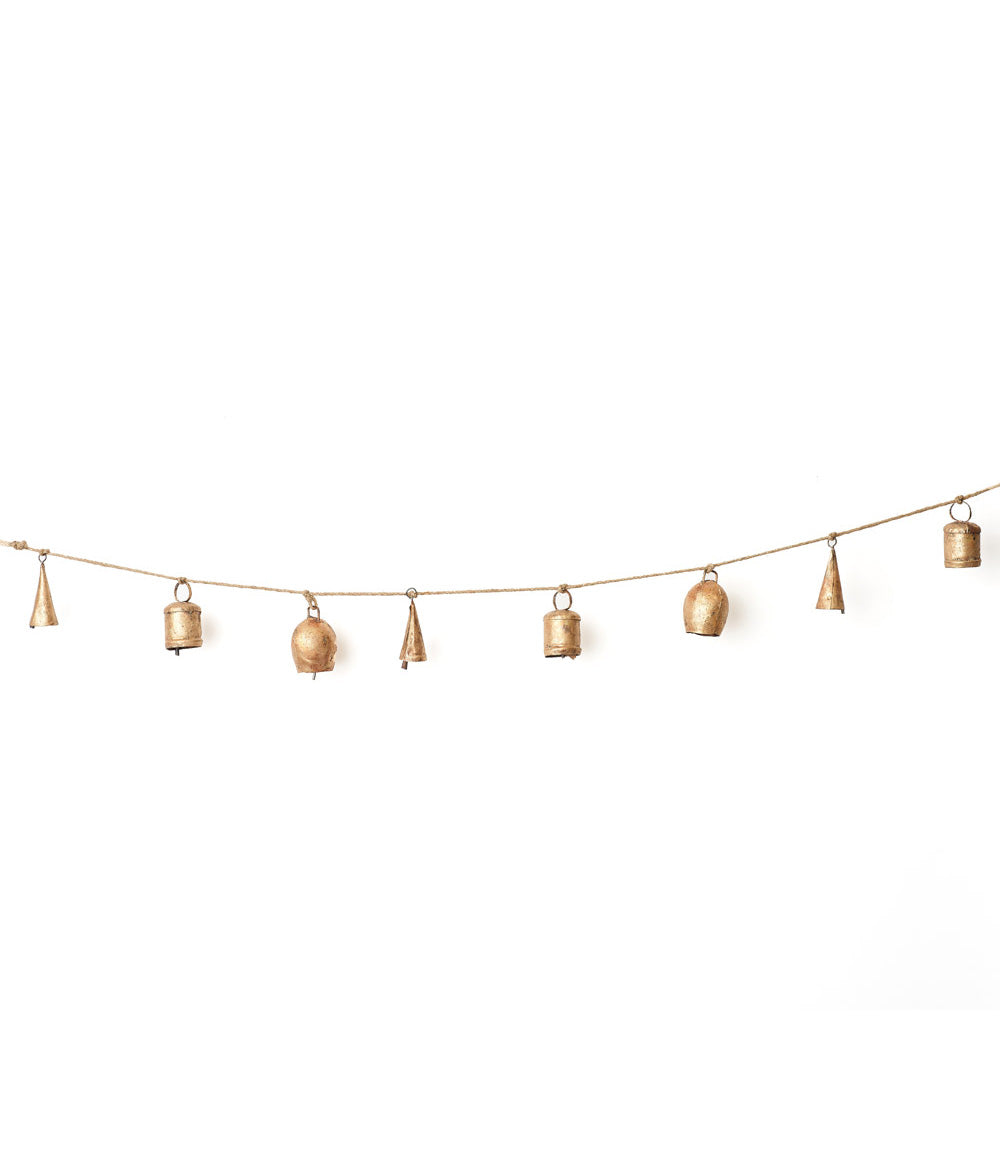 Rustic Bell Garland - Fair Trade Home Decor