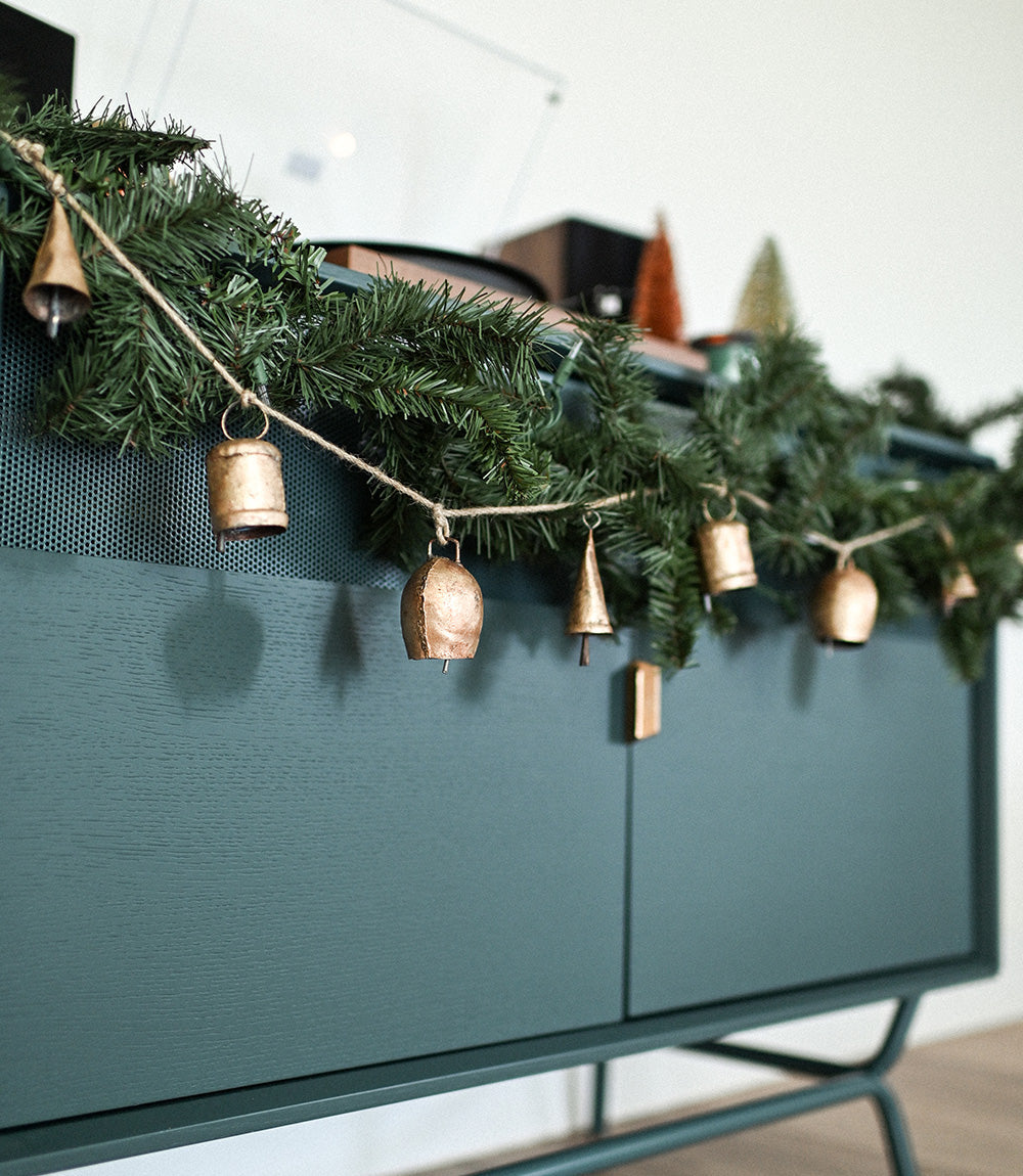 Rustic Bell Garland - Fair Trade Home Decor