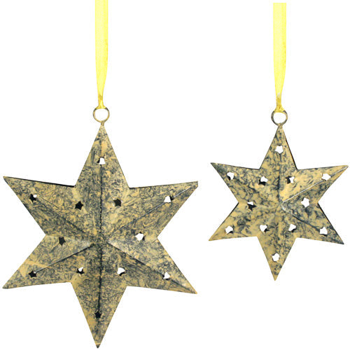 Recycled Metal Star Ornament from India