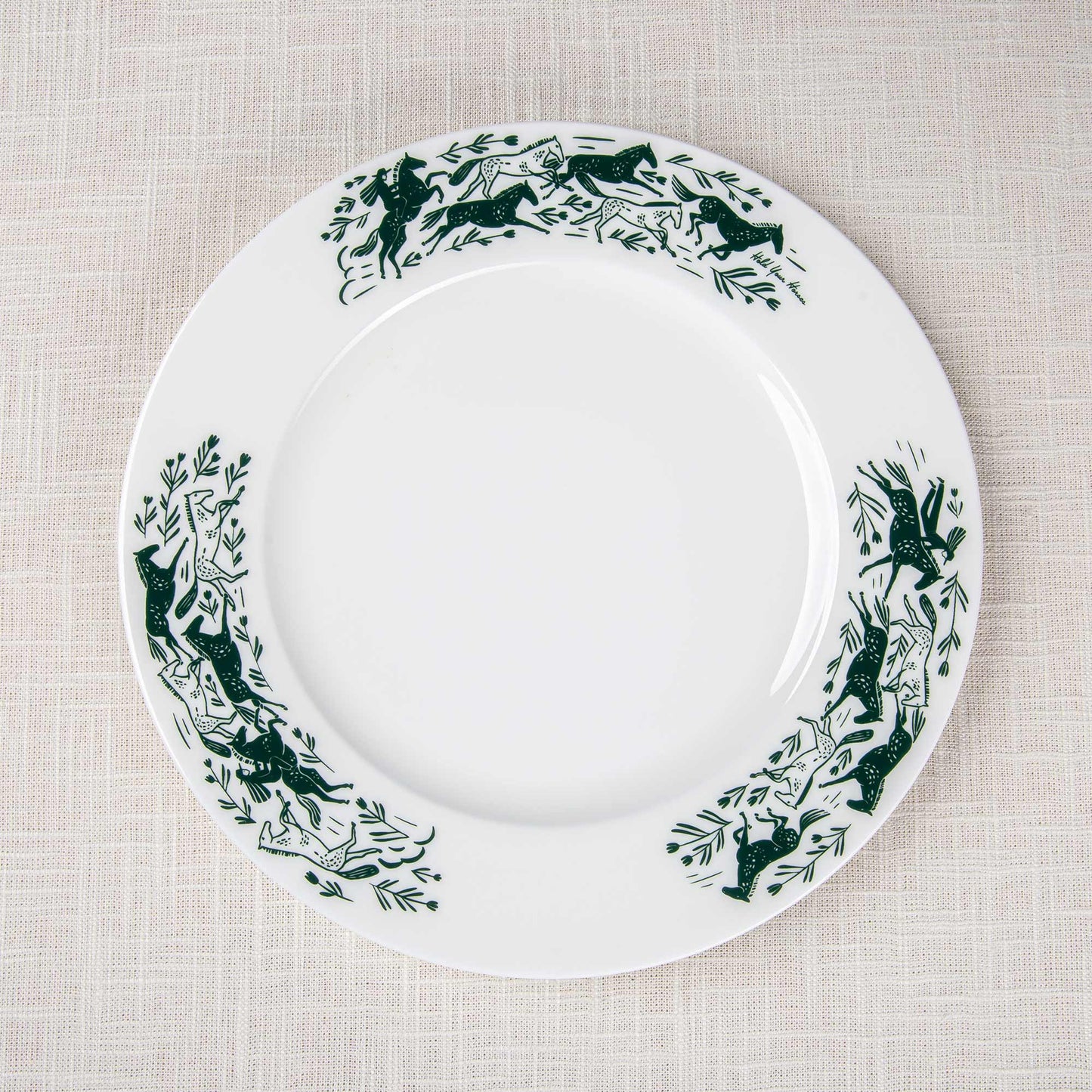 Hold Your Horses 3 Piece Plate Set