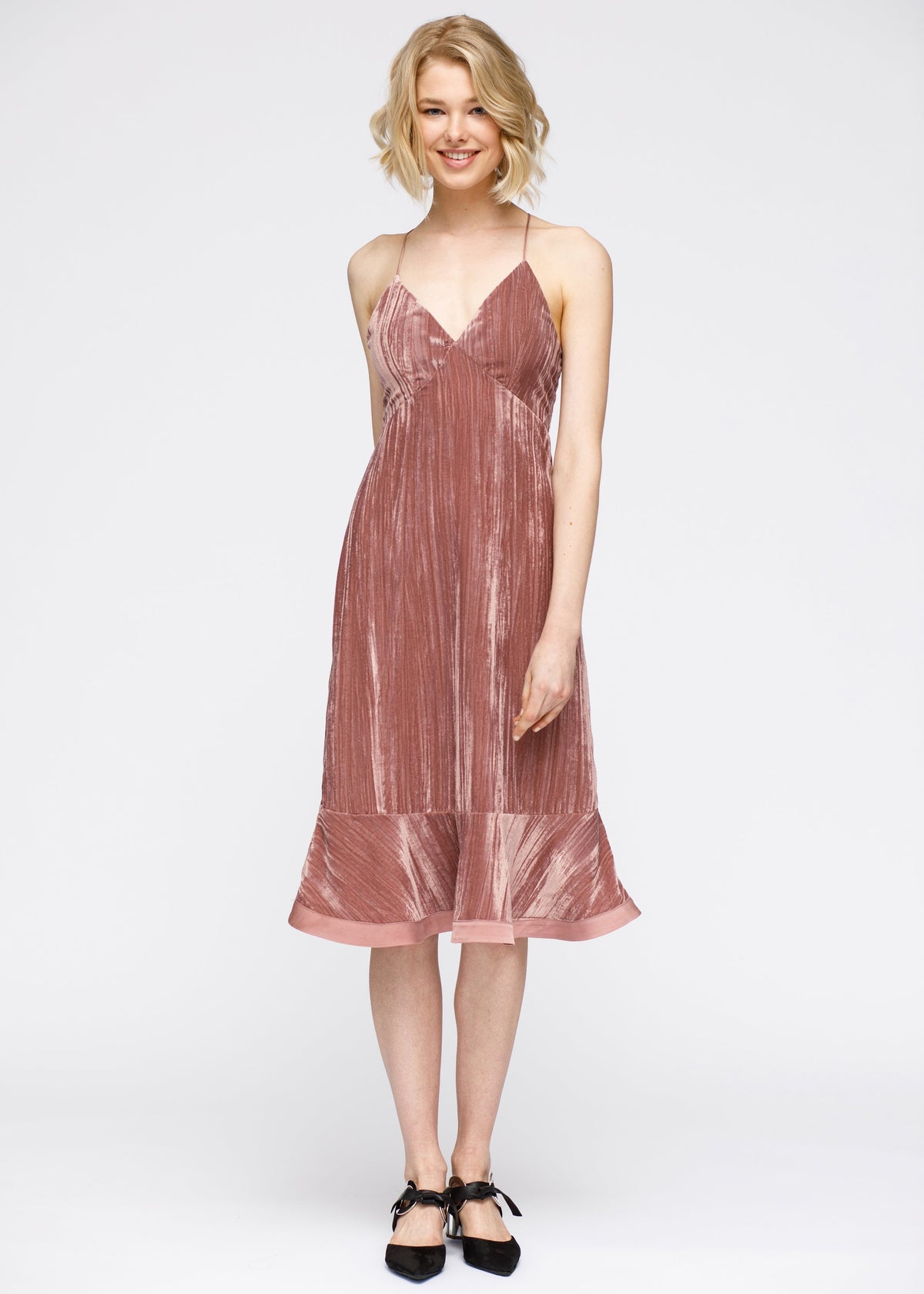 Rogue Velvet Midi Dress