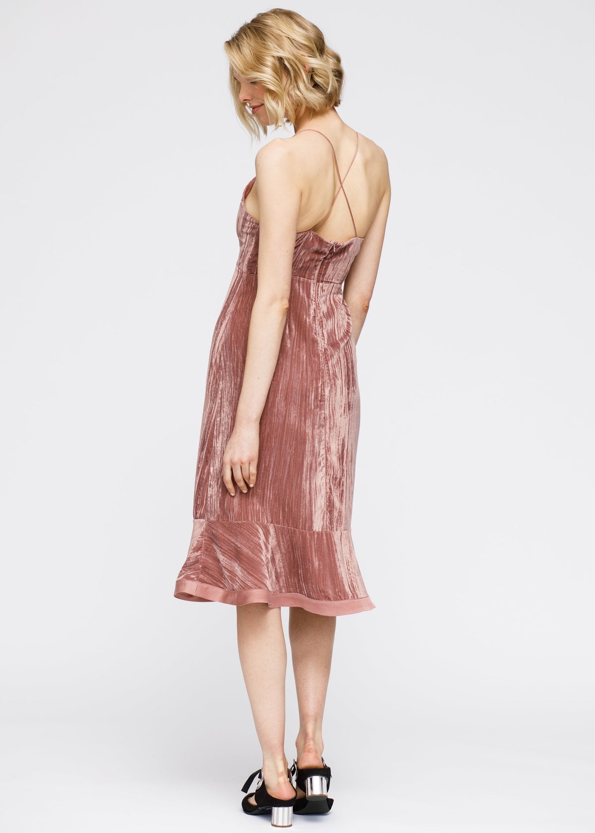 Rogue Velvet Midi Dress