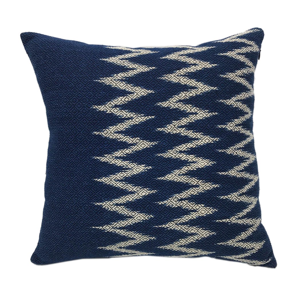 Indigo Chevron Pillow Cover - Laos