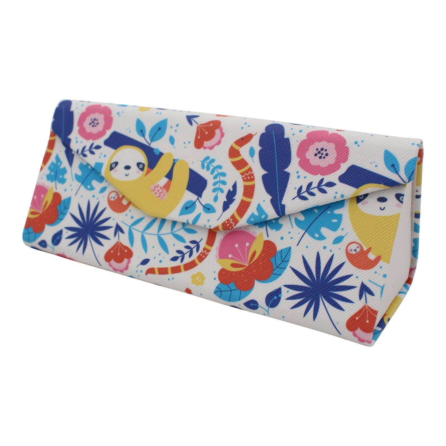 Jungle Sloth Folding Glasses Case