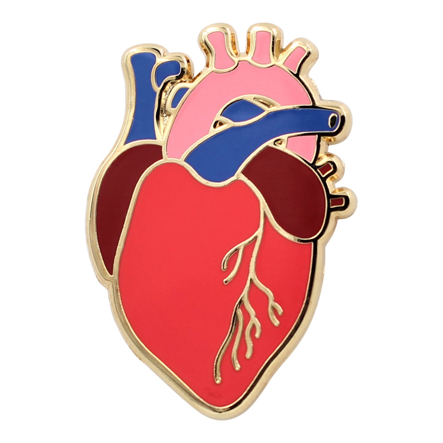 Anatomical Heart Enamel Pin