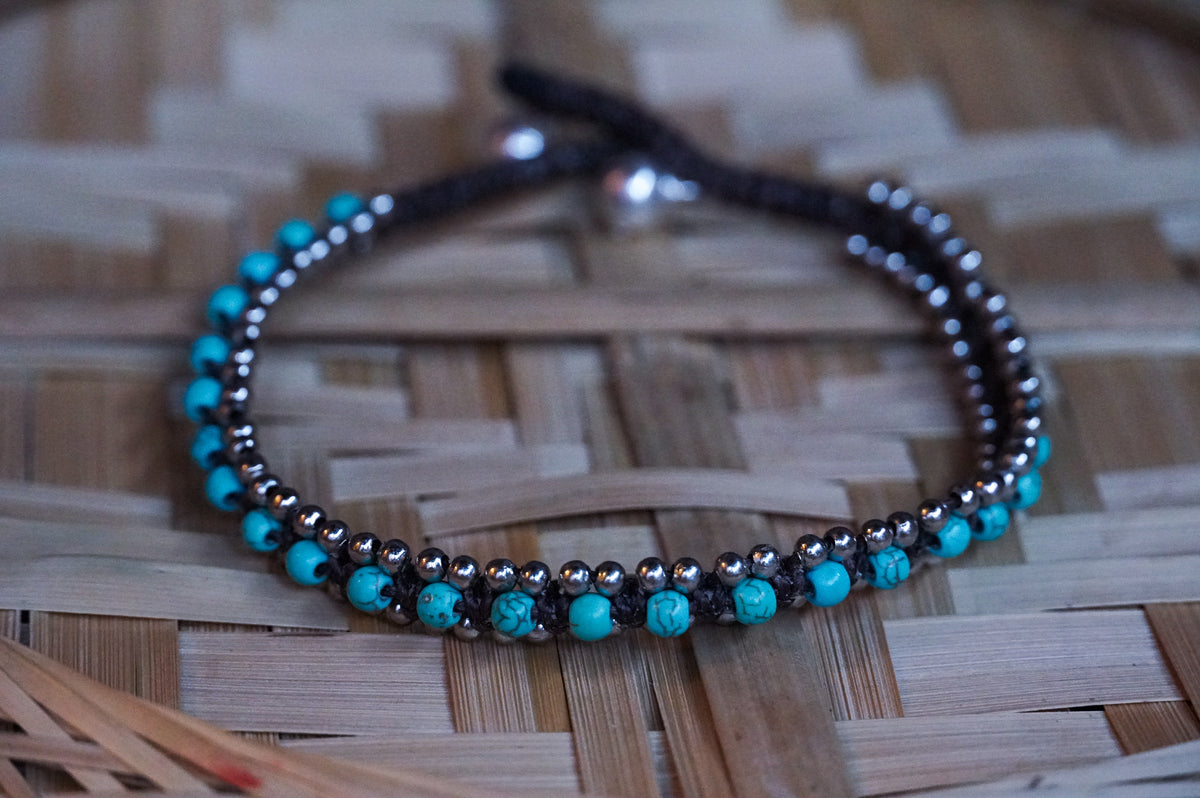 Turquoise Band Anklet