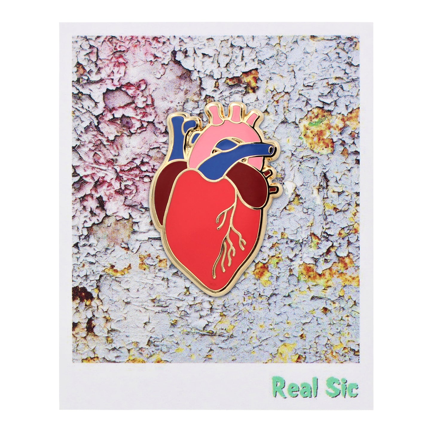 Anatomical Heart Enamel Pin