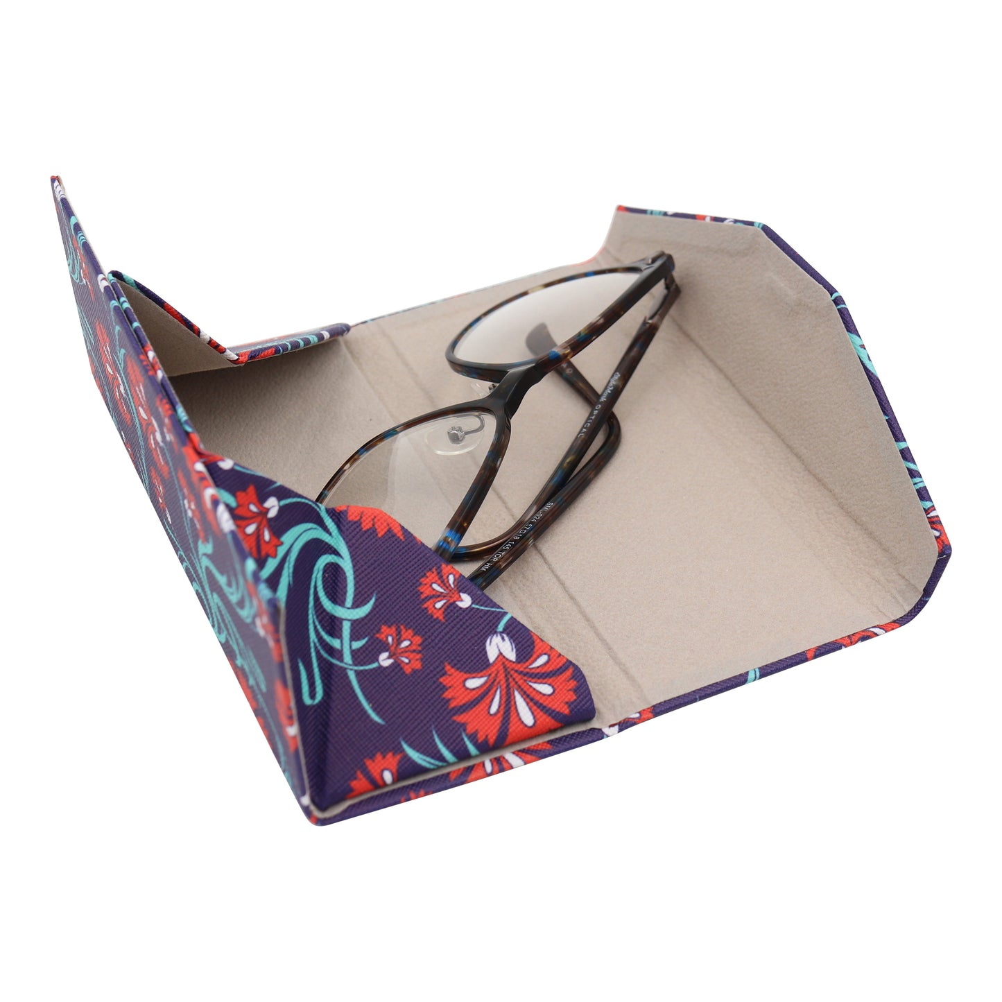 Flower Folding Glasses Case