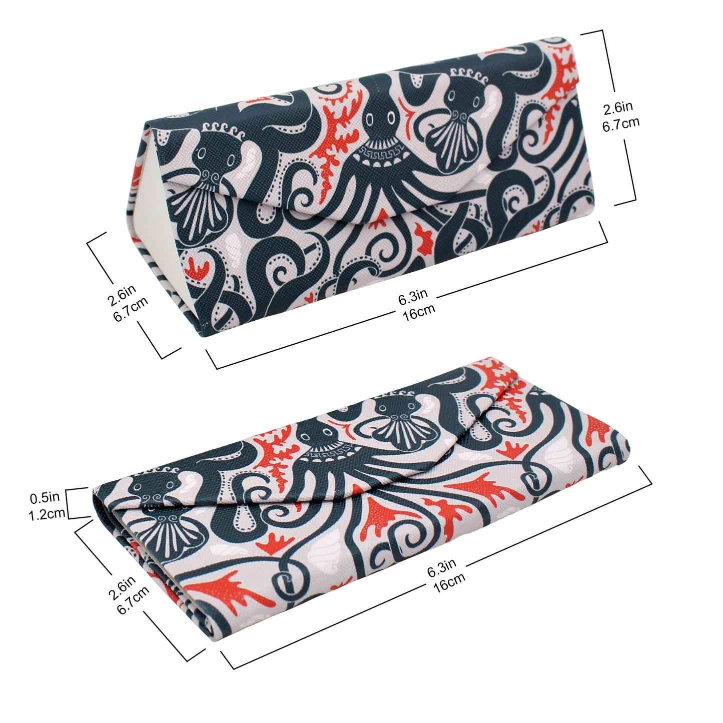 Kraken Folding Glasses Case