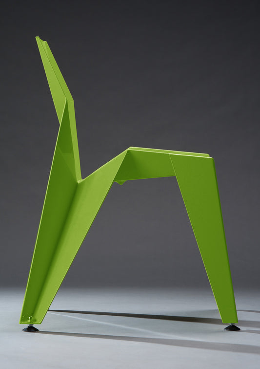 Modern Edge Chair - Fresh Green
