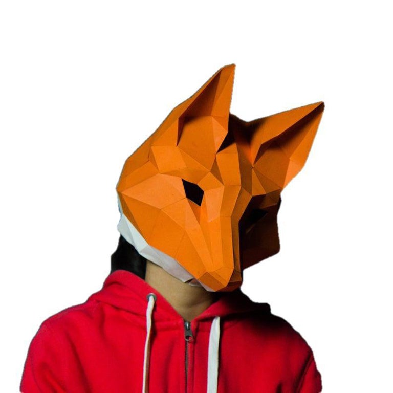 Paper Fox Mask