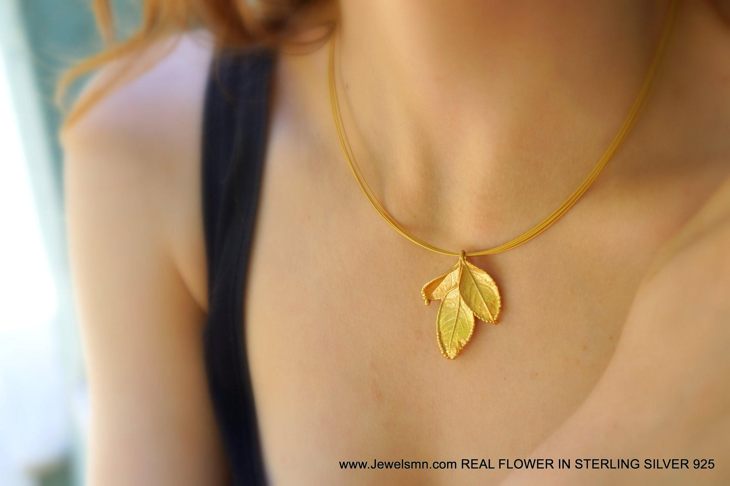 Rose Leaf Necklace