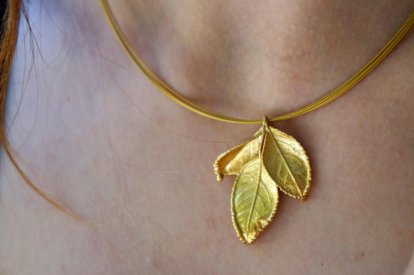 Rose Leaf Necklace