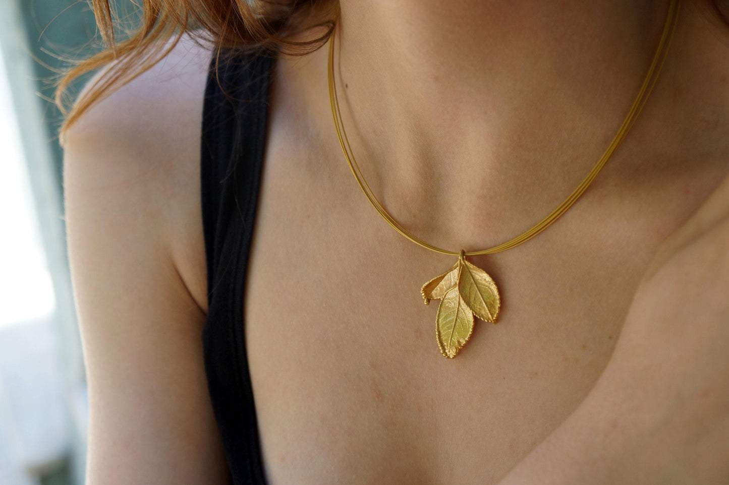 Rose Leaf Necklace
